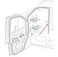Ущільнювач дверей передній правий боковий VW Crafter ІІ 2.0 tdi (16-...) 7C0837990A