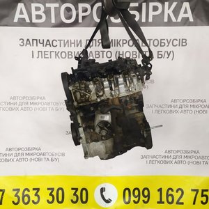 Двигун K9K без навісного Renault Kangoo 1.5 dci (08-...) K9K Siemens, стартер спереду